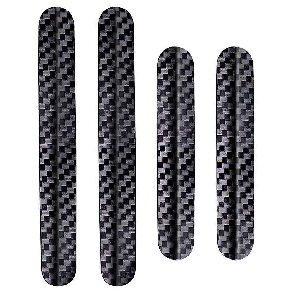 4pcs Car Door Edge Guard Trim Handle Covers Mirror Edge Protection Scratch Resistant Impact Resistant Easy DIY Installation For Vehicle Exterior