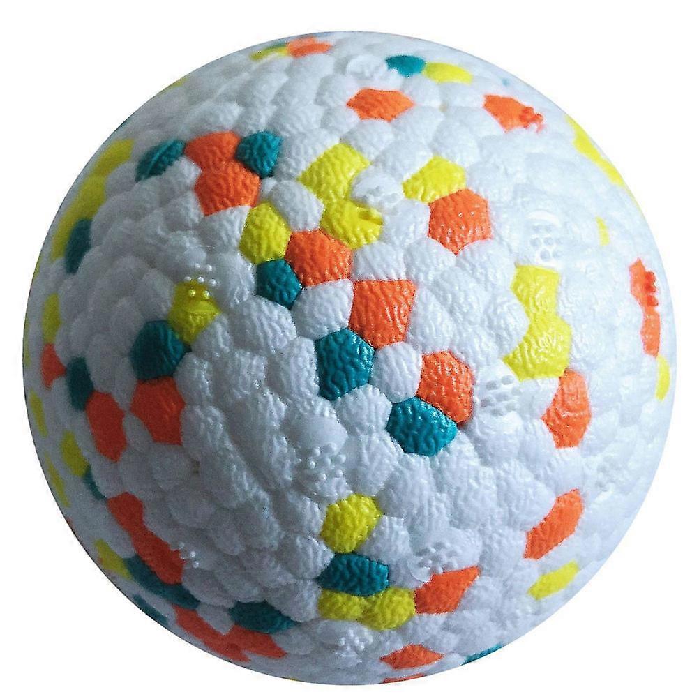 Dog Teething Ball Toy for Chewing Training Assorted Color Durable E-Tpu