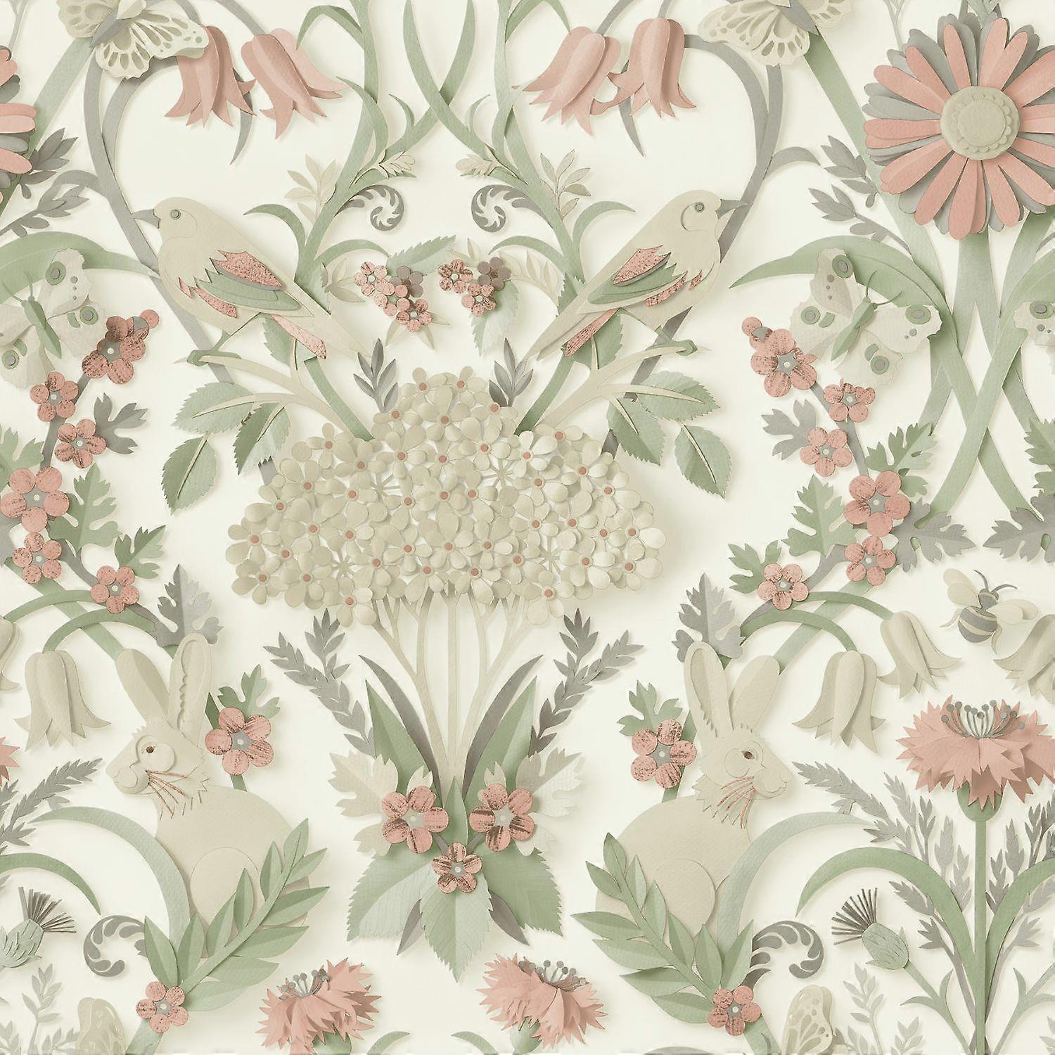 Fine Decor Woodland Cream Wallpaper