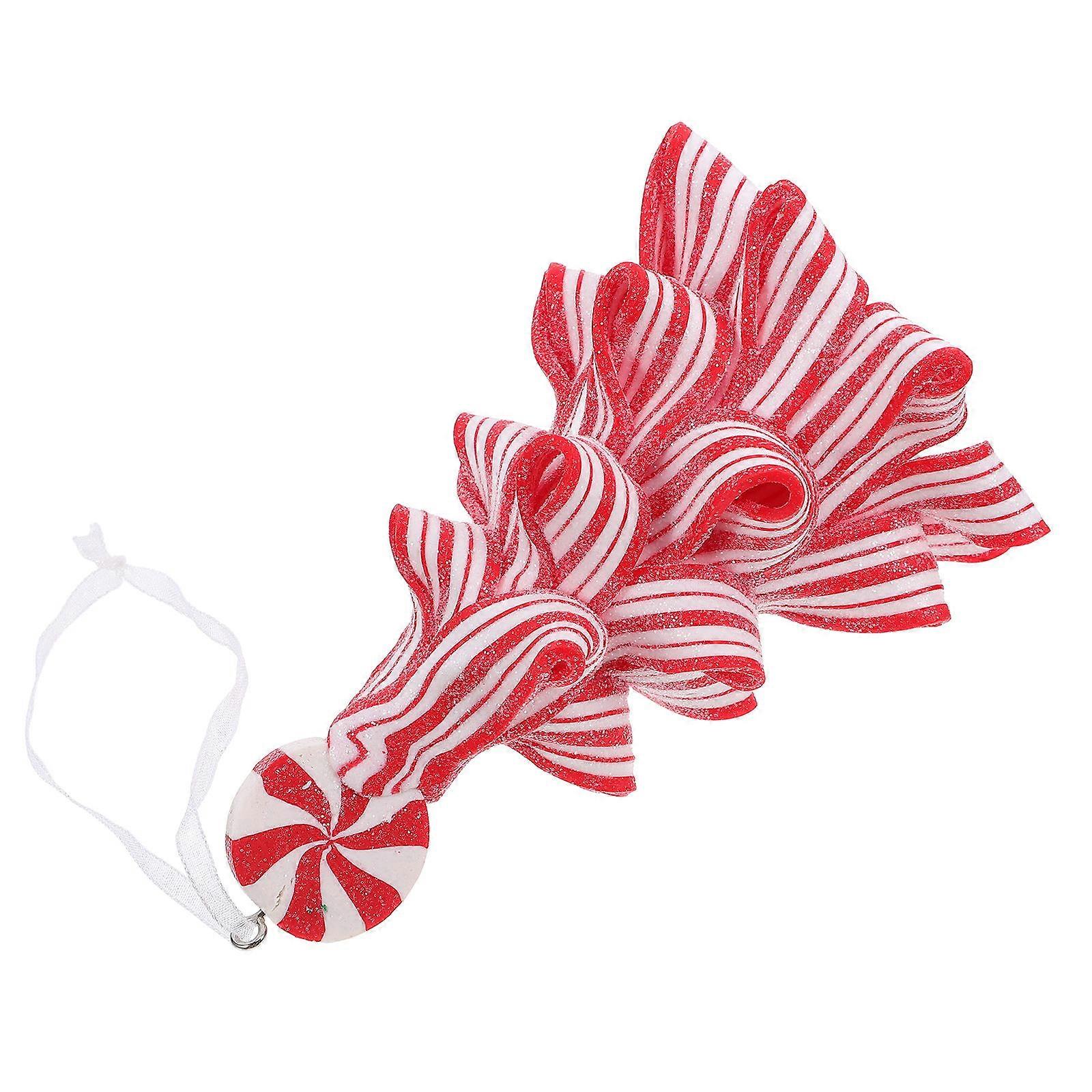 小さなクリスマスオーナメント粘土クリスマスツリーペンダントハンギングオーナメント11.50X7.00X7.00CM 1セット