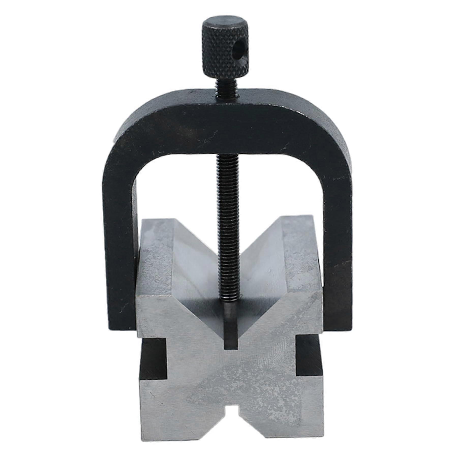 V Block Hardened Chrome Steel V Block And Clamp Set Knife Gage Machinist Tool For Industry