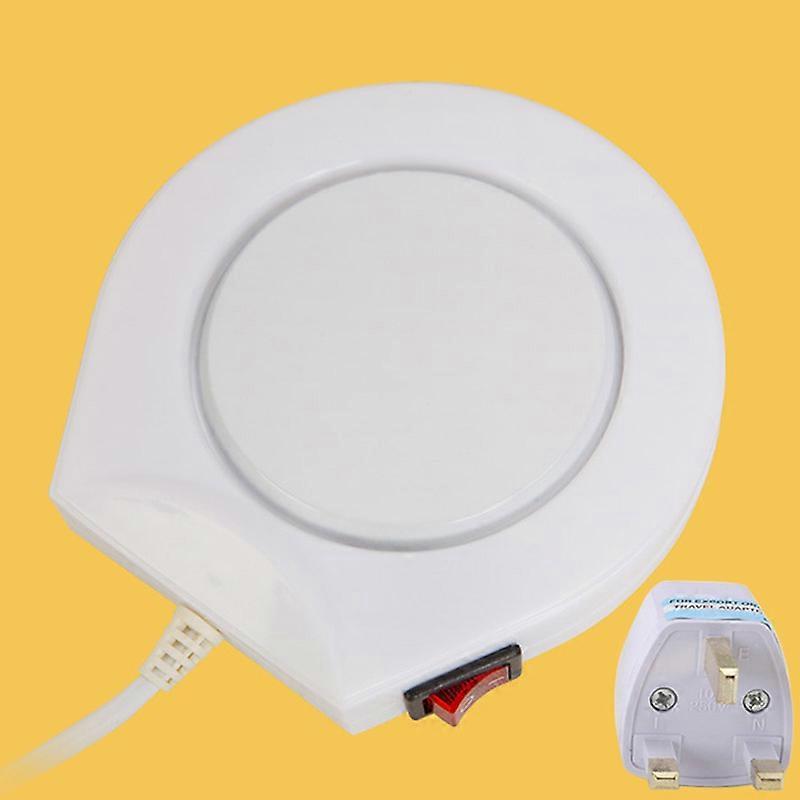 220V Electric Powered Drink Cup Warmer Pad Coffee Milk Drink Mug Heater Tray for Office Home Winter