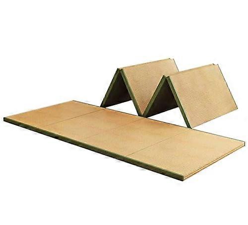 Tatami Coconut Palm Core Futon Folding Rattan Breathable Sleeping Mat for Meditation Yoga 3cm Thickness 90x190cm (35x75inch) Thickness: 5cm