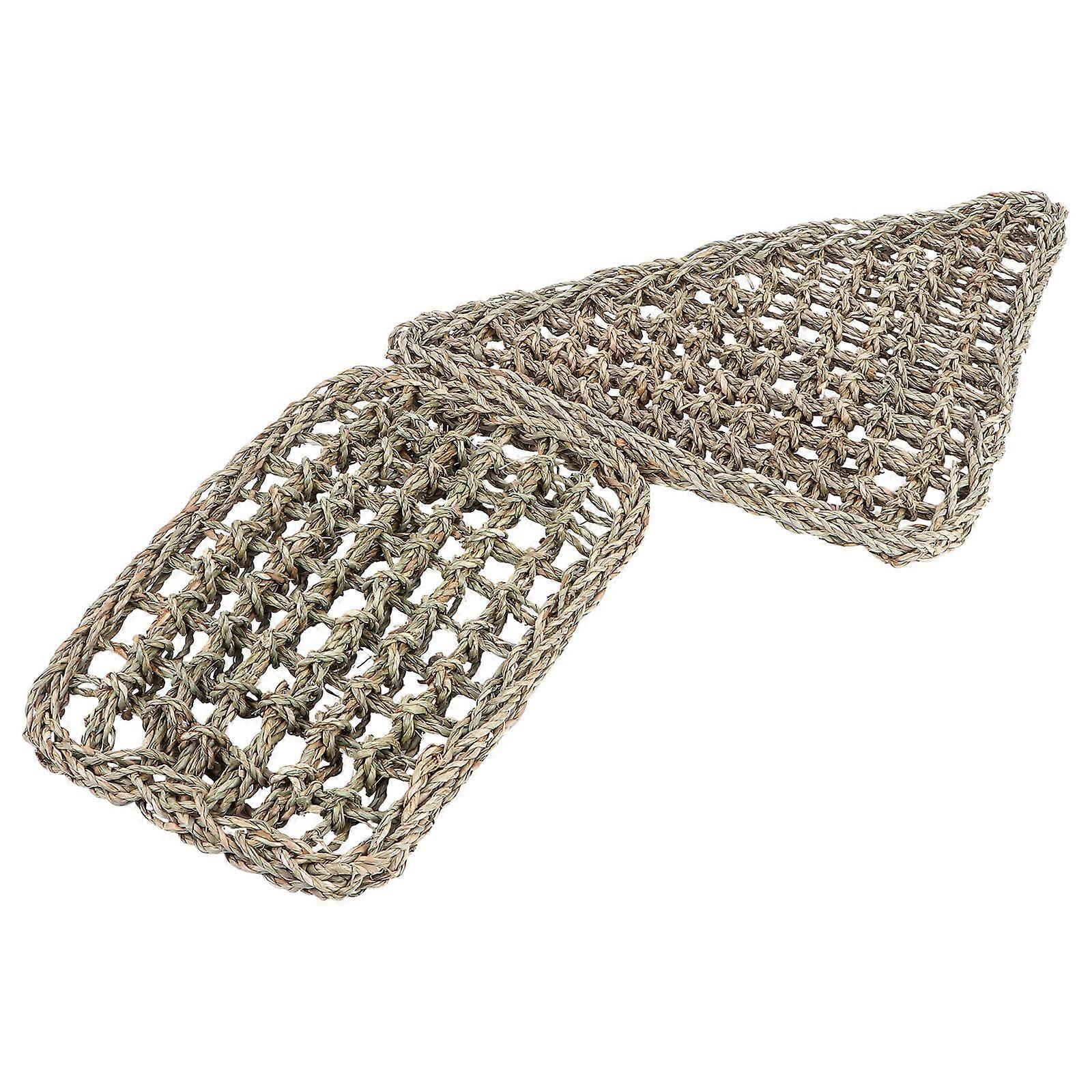 Lizard Hammock Pet Bed Made of Synthetic Material for Reptiles Safe and Durable 2 Pcs Light Brown