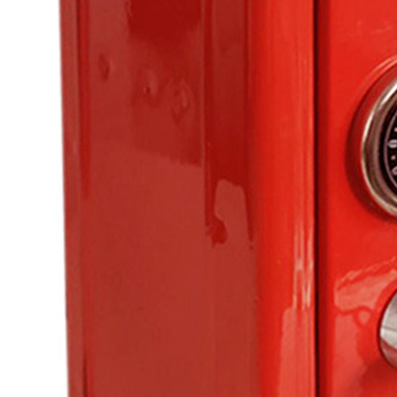 Kid Coin Bank Digital Combination Lock Security Money Saving Box with Coin Slot Key Red