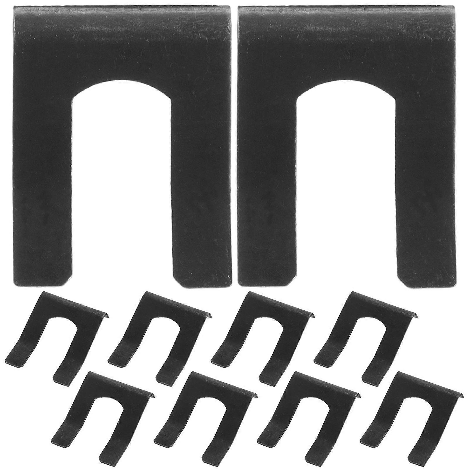 10pcs U Shaped Car Hose Retaining Clips Brake Line Brackets Vehicle Brake Hose Clips Replacement