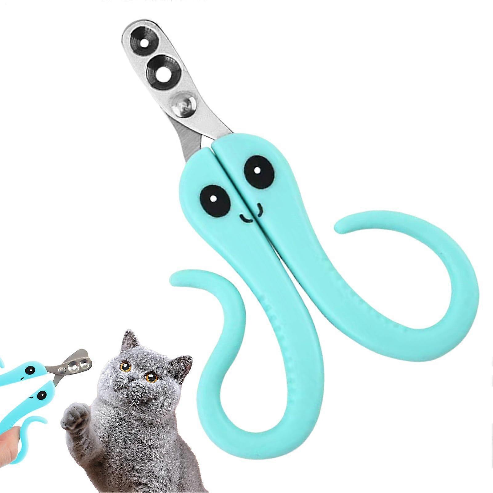 Cat Nail Trimmer, Puppy Nail Clipper – Safe and Easy to Use at Home or Travel, Green