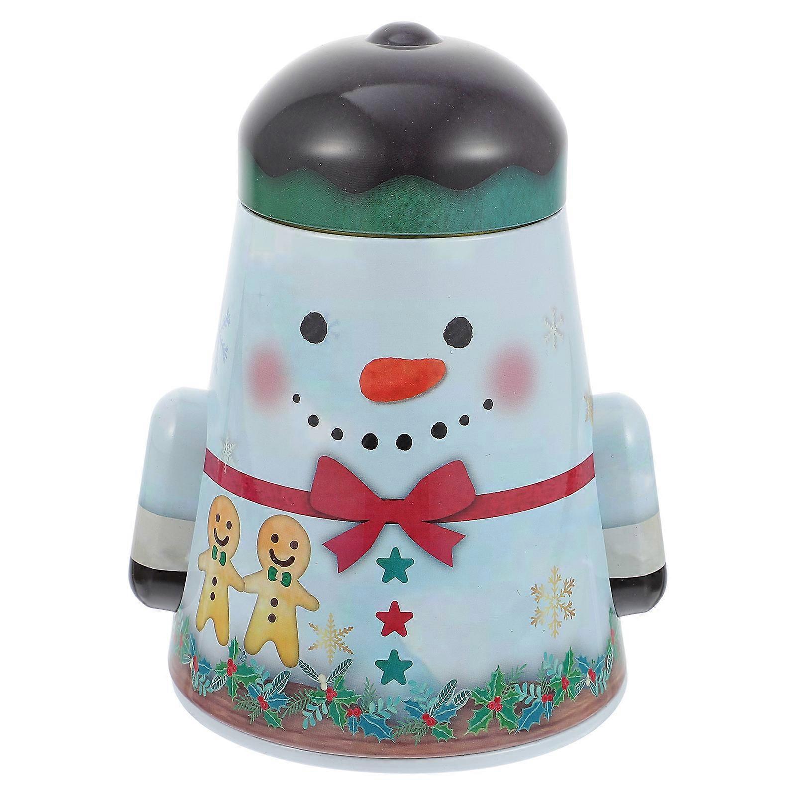 Candy Packaging Box Decorative Storage Box Bright Colors Christmas Party 5.9×4.7×3.9In 1Pcs