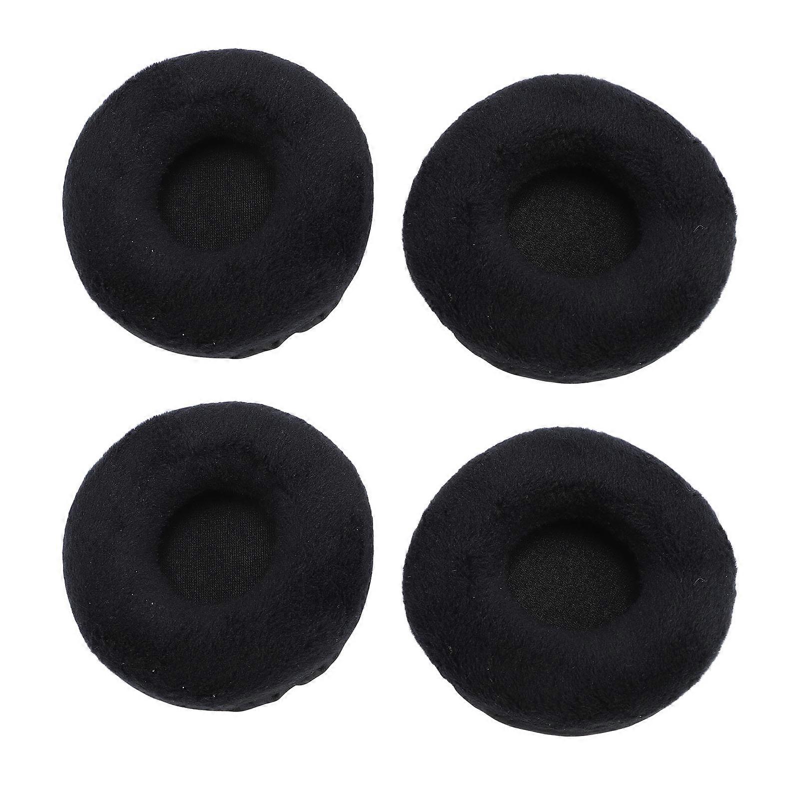 4PCS Velvet & Foam Replacement Earpads for YH100 ATH-WS70 WS99 WS77 MDR-V55 V500DJ