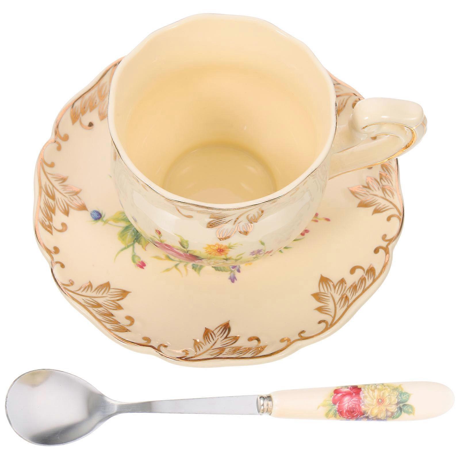 Decorative Teacup Set Underglaze Color Suitable For Friends 1Set
