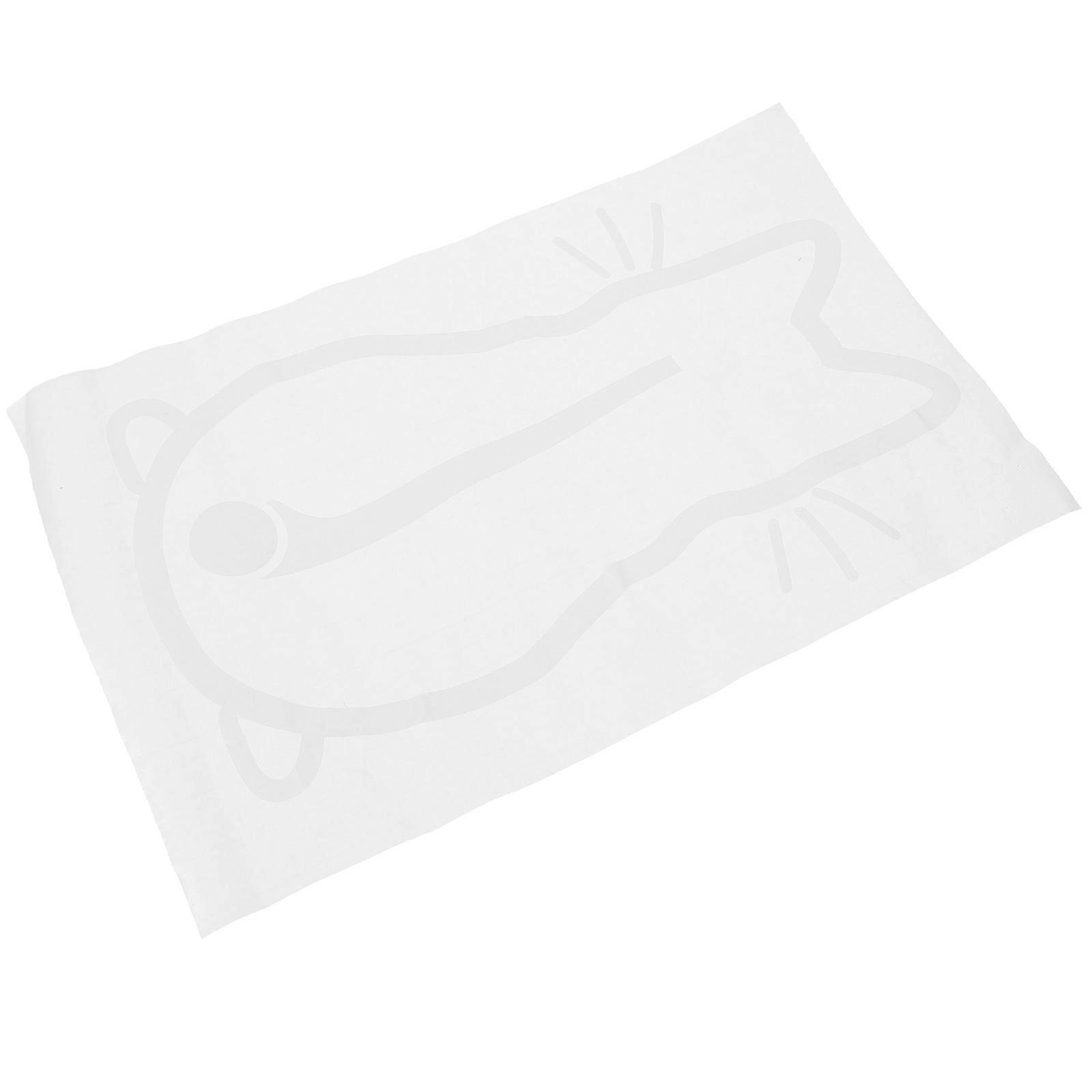 Window Decals For Vehicles Cat Waving Tail Sticker Car Rear Windshield Sticker Unique And Funny 31.5x20cm 1Pack