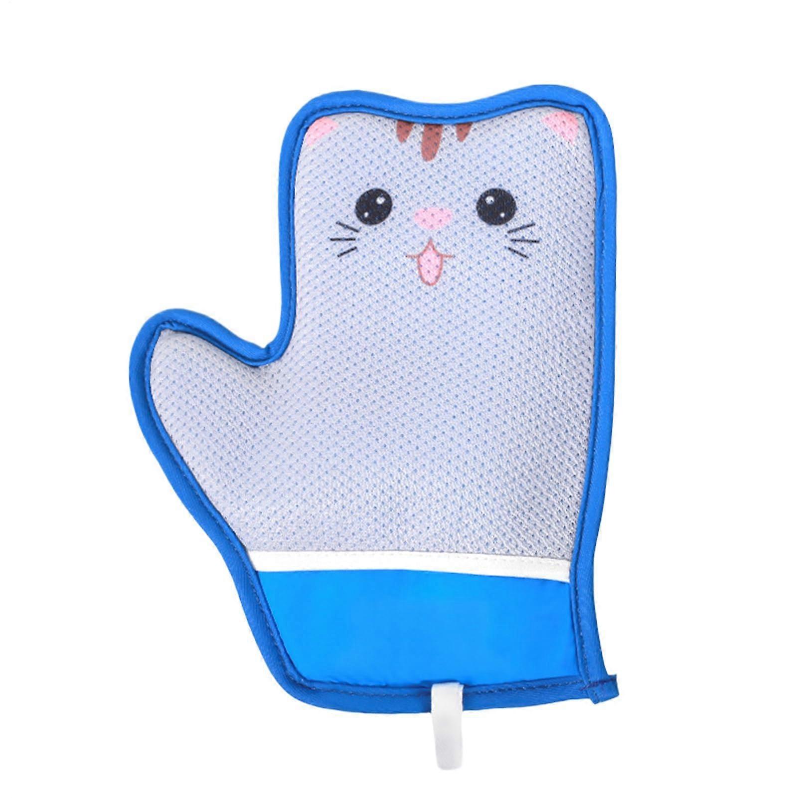 Cat Hair Glove Pet Shedding Remover Soft Static Scrubber Multiuse Accessory
