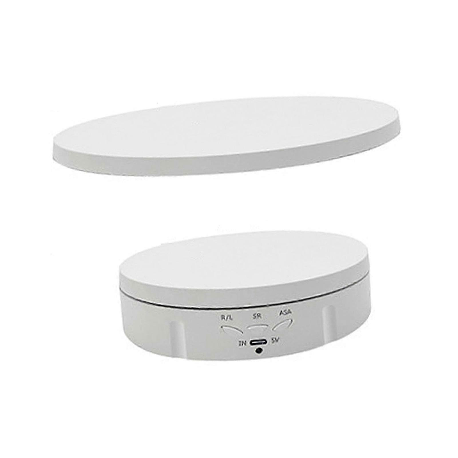 2-in-1 Electric Rotating Display Stand with Remote Control - 360-Degree Turntable Photography Base for Showcases & Exhibitions