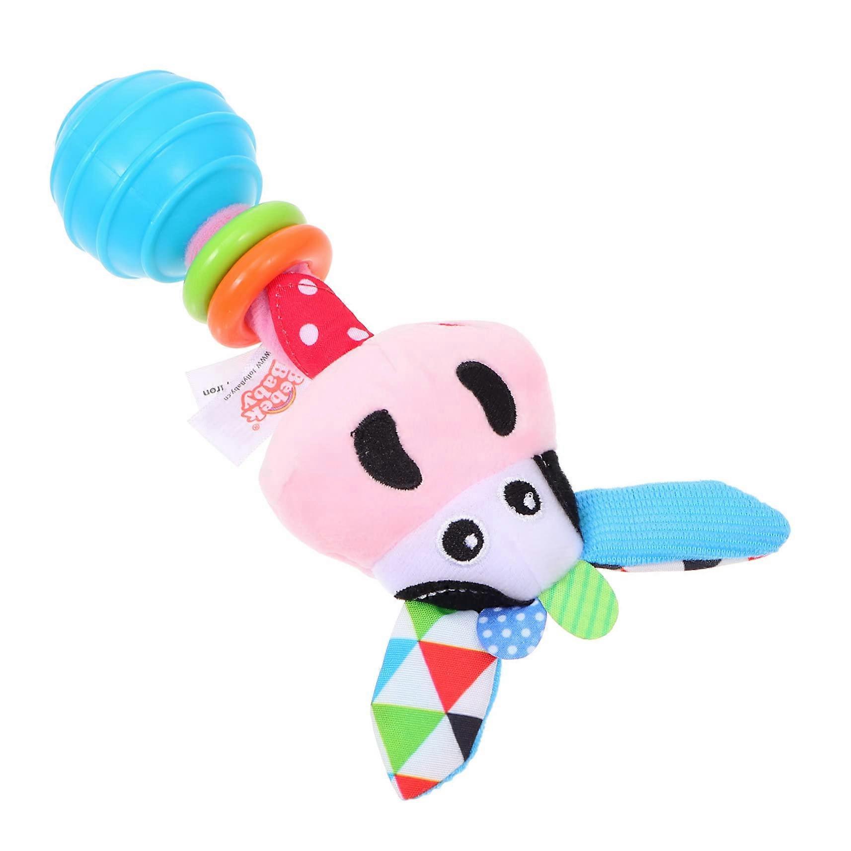 Hand Bell Educational Molar Bell Music Teether for Infants, BPA-Free, Soft Silicone, Multi-Color Chewing Toy