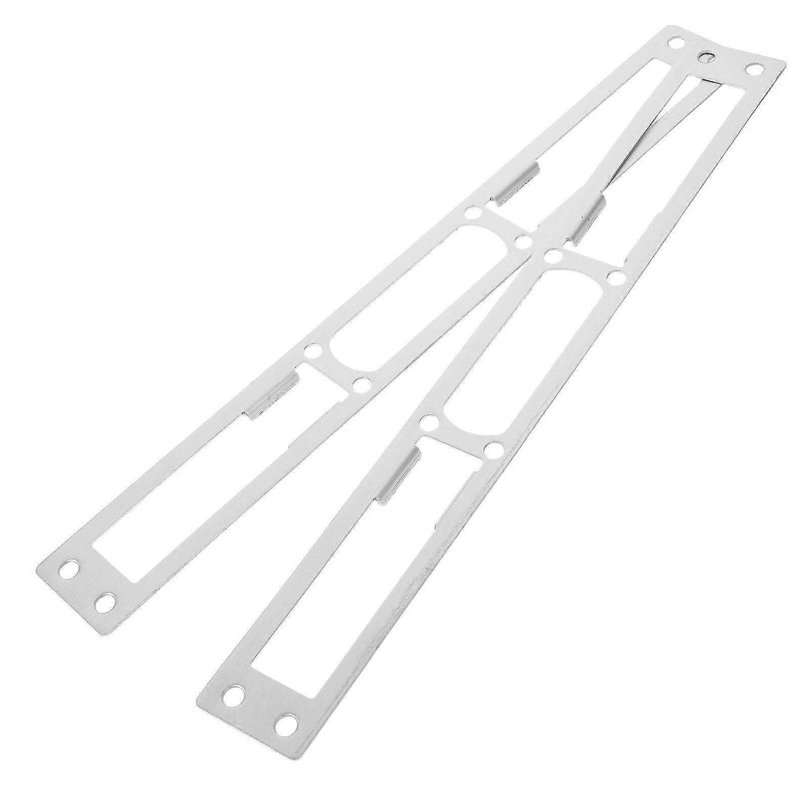 2 Pcs Door Strike Plates Door Latch Plates Door Reinforcement Plate Strike Plates For Exterior Doors