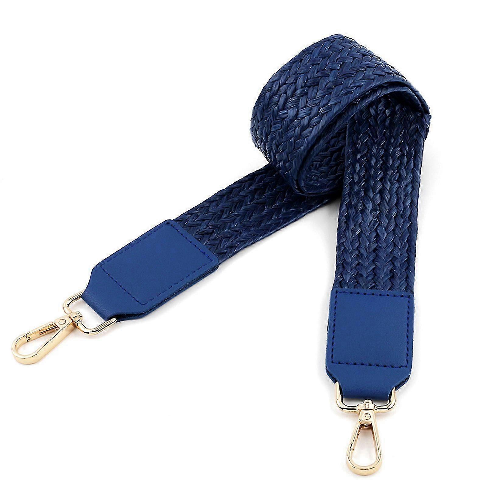 حزام الكتف Crossbody حزام كتف عريض PU جلد استبدال حزام بلون الصلبة استبدال حقيبة اليد حزام القهوة الداكنة