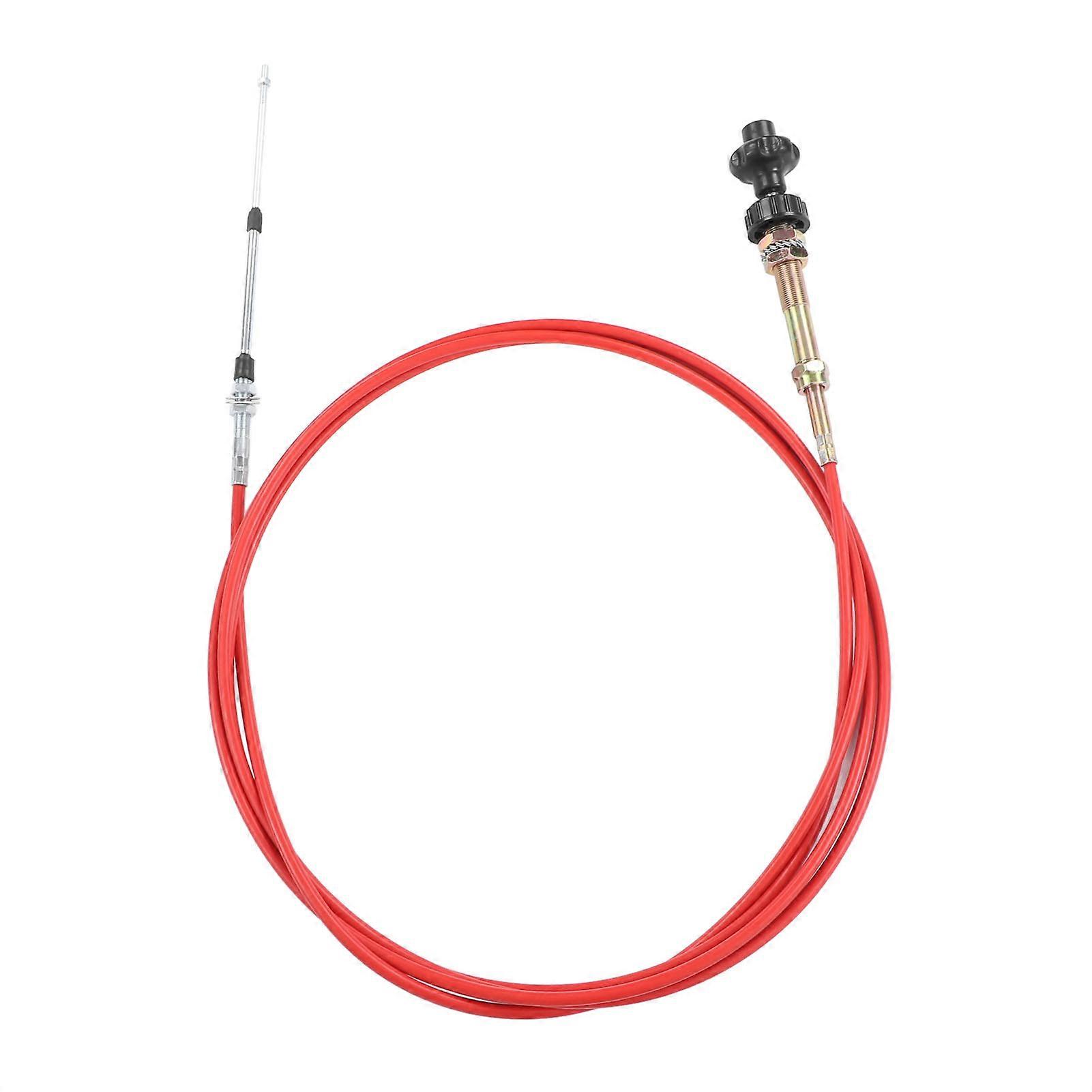 Throttle Control Cable Button Accelerator Assembly Cable for Excavator Mixer Truck 5.56 Meter 