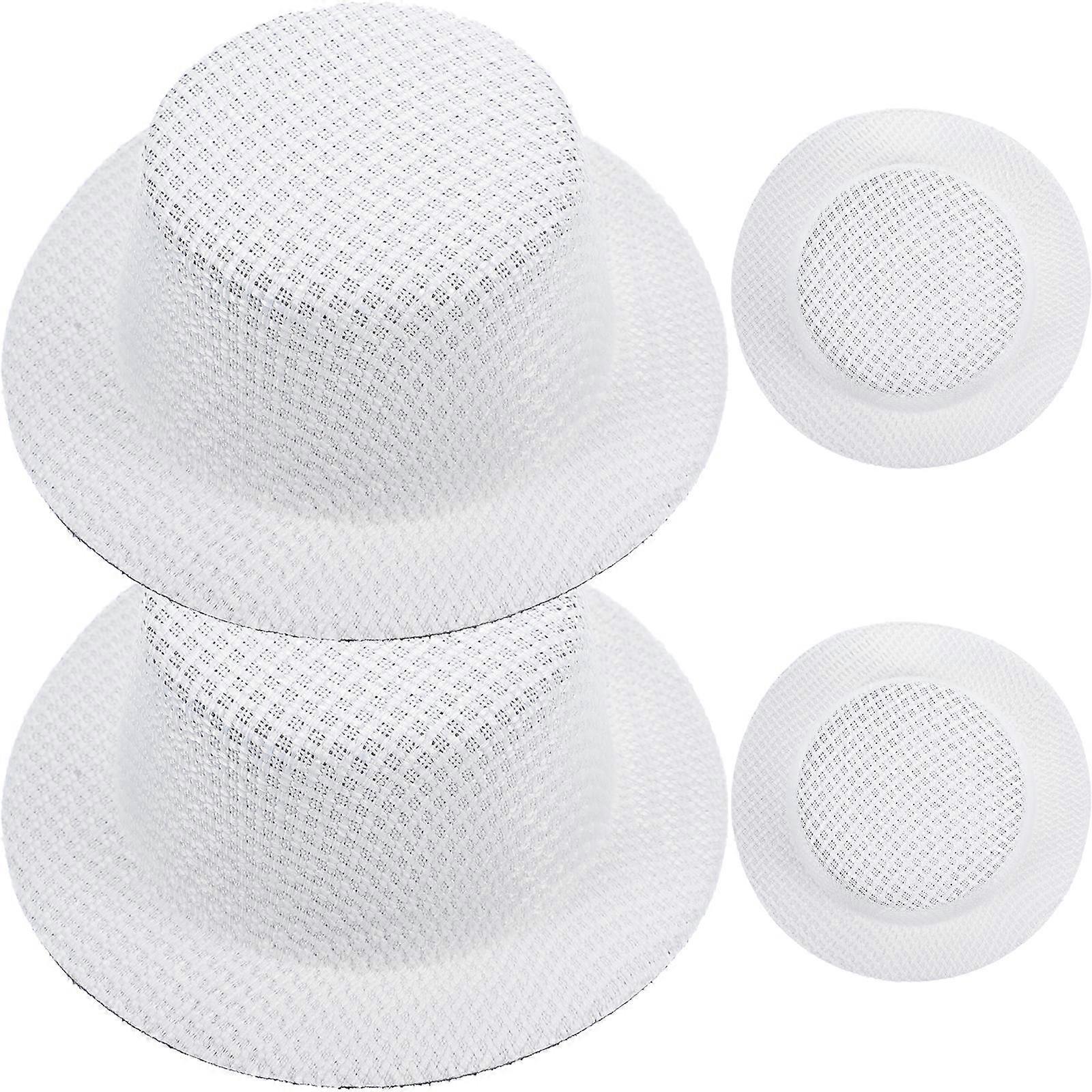 Mini Hats Costume Accessory Cylindrical Shape Versatile Style Dolls 4Pcs