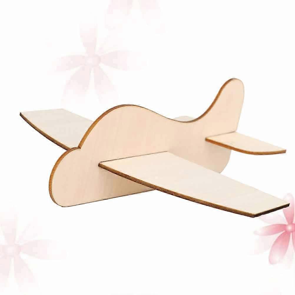 It sounds like you're describing a product listing for a set of **DIY blank wooden airplane models**. Here's a refined and professional version of
