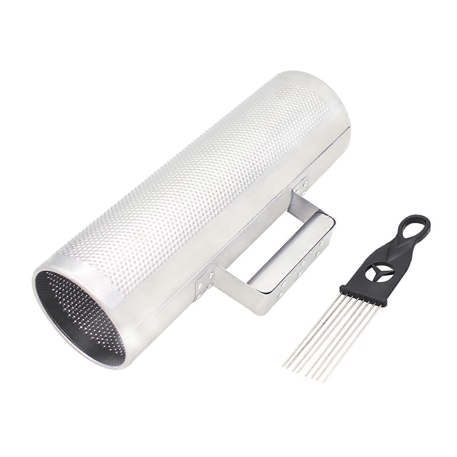 Stainless Steel Guiro with Scraper, versatile and safe to use anywhere. Stainless Steel Guiro Instrument Set