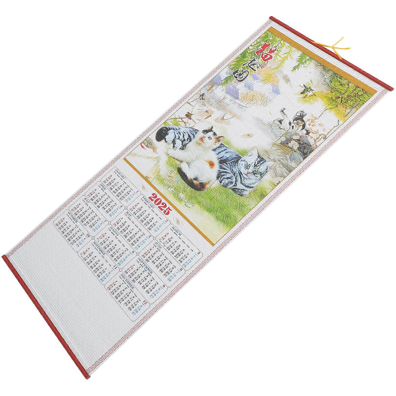 Monthly Wall Calendar Family Planning Organizer Home Use Office Practical Design Paper Easy To Use 1Pack