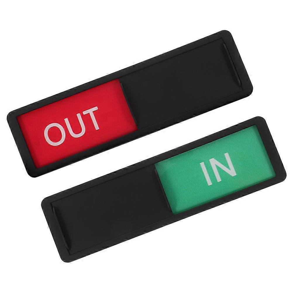 Open and Close Sign Privacy Indicator Vacant Occupied Indication Professional Design ABS 2Pcs