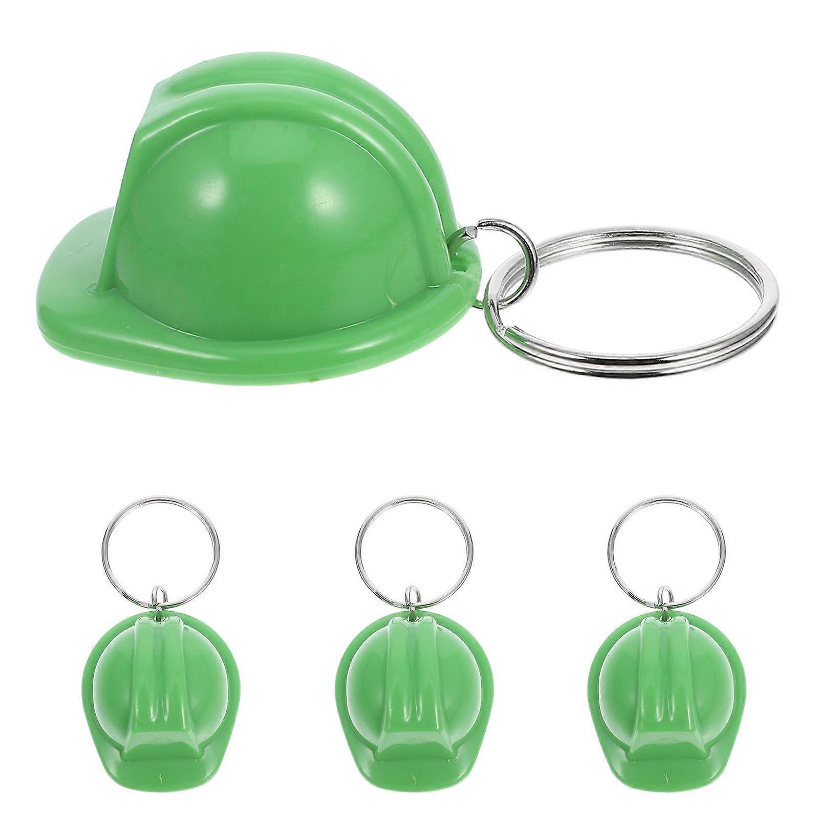 Engineering Keychain Mini Helmet Shape Key Ring For Construction Sites