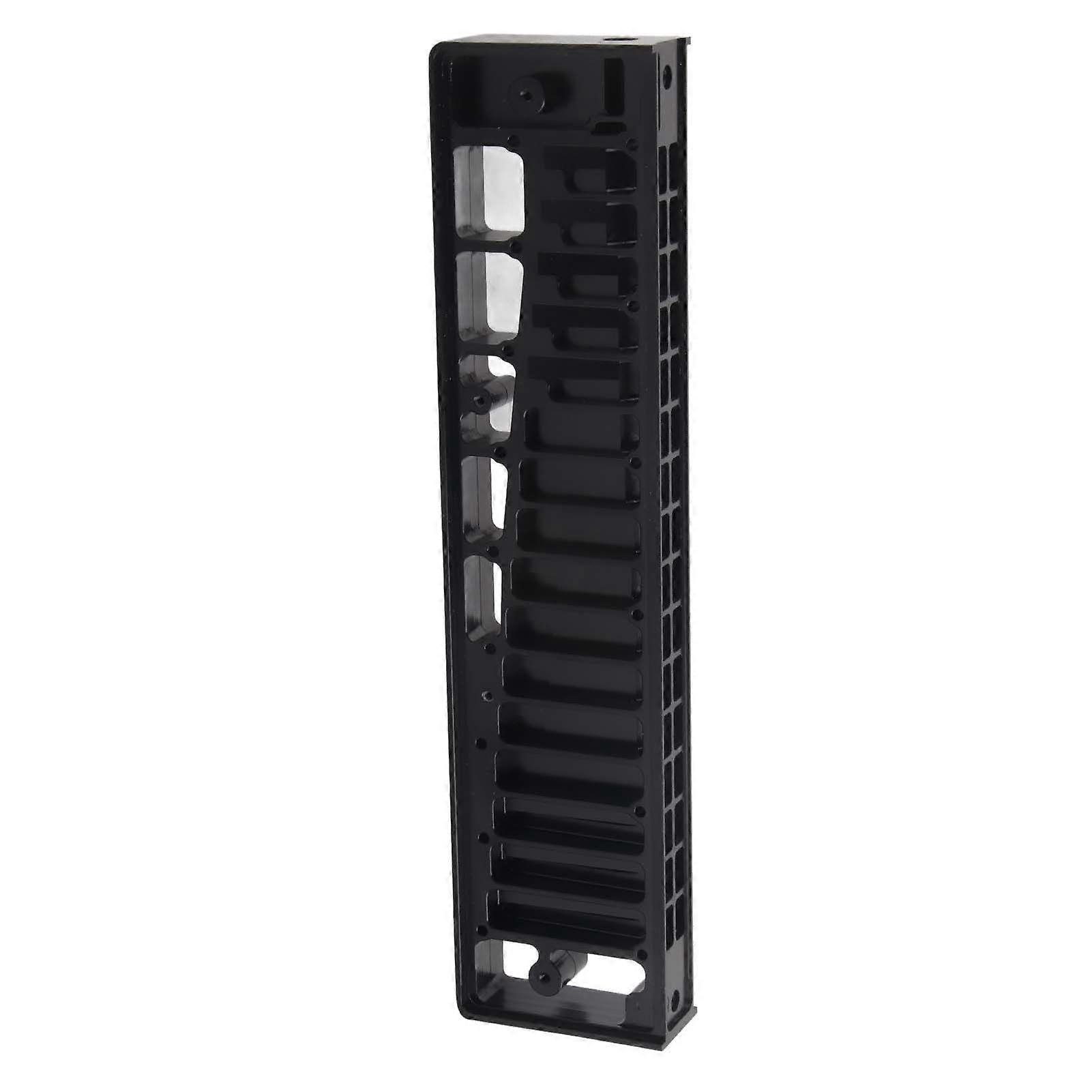 Harmonica Comb Aluminum Alloy 12 Holes Harmonica Comb Part for Super64 Super64X