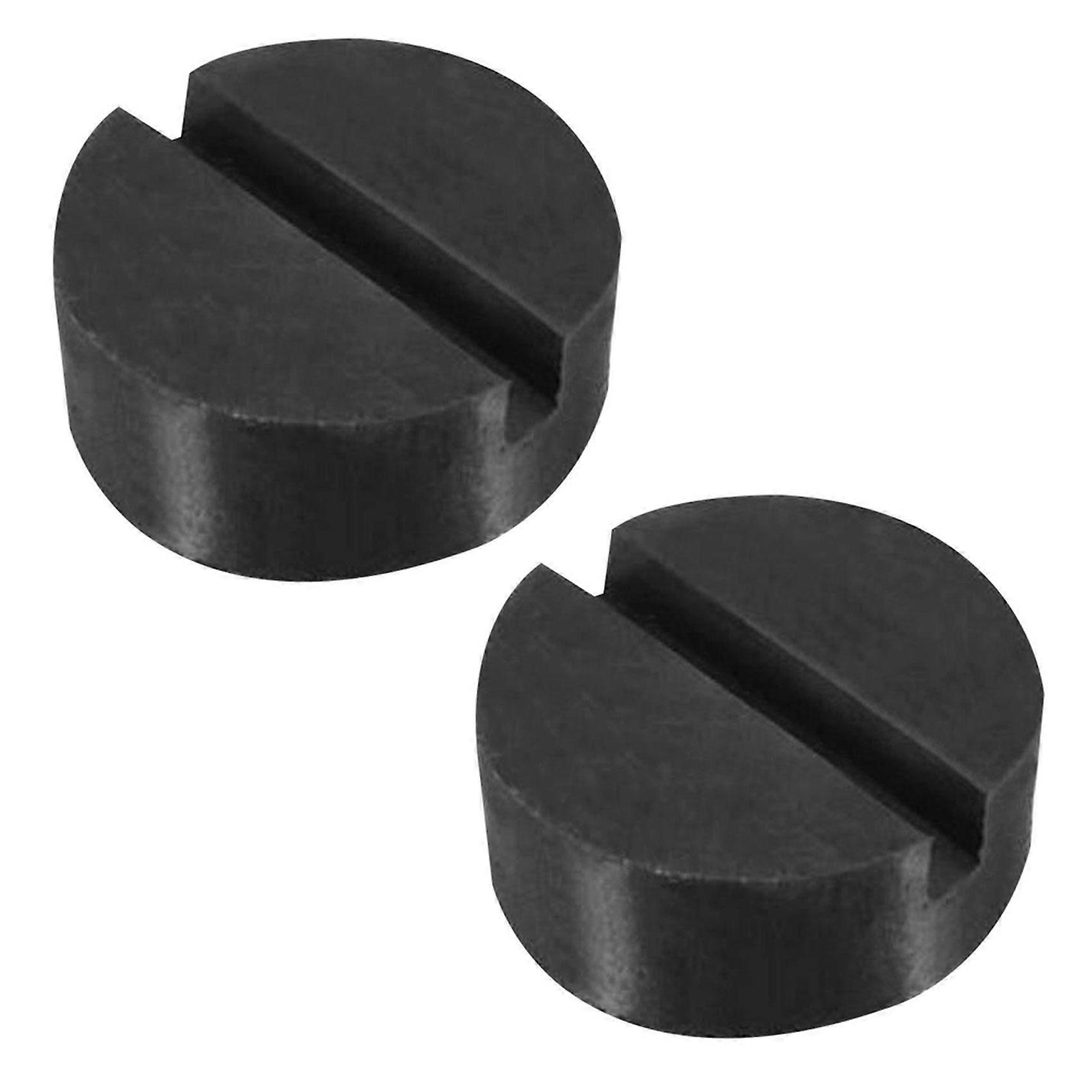 2X Car Rubber Disc Pad Car Vehicle Jacks Jack Pad Frame Protector Rail Floor Jack Guard Adapter Tool