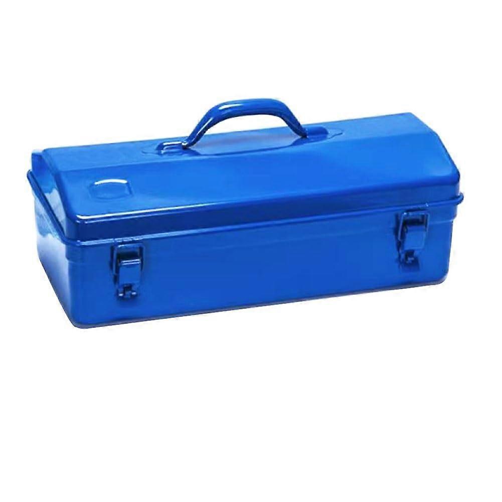 Hardware Multifunctional Case Tools, Metal Box, SingleLayer Tool Box, Blue