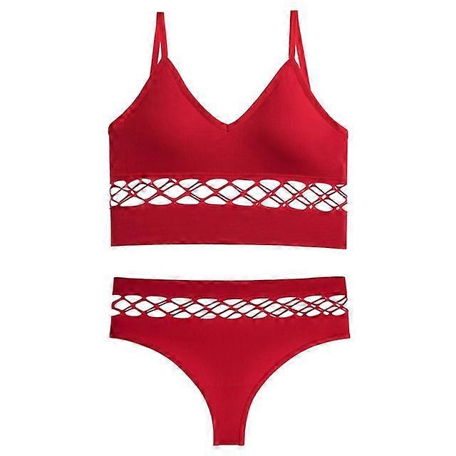 CINOON Women's Push Up Bra and Brief Set