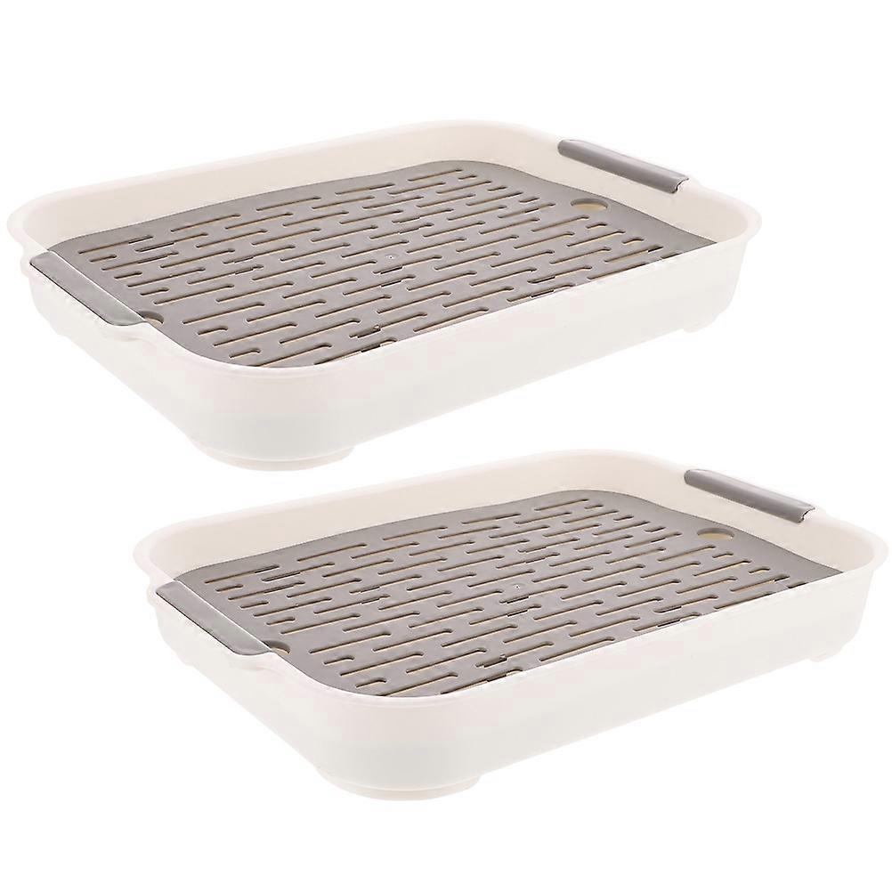 2pcs Durable Plastic Animal Litter Box for Guinea Pigs, Rabbits & Hamsters – Easy Clean Indoor Potty Training Solution