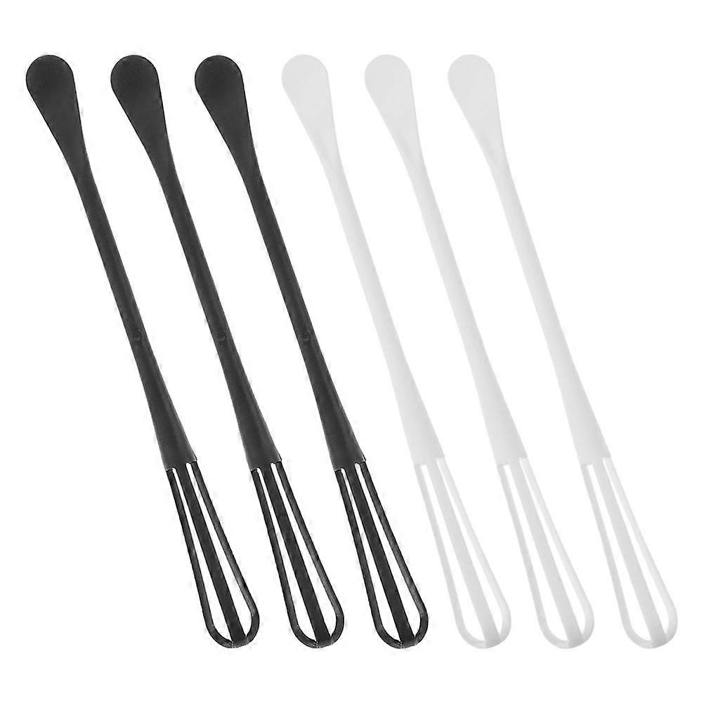 6Pcs Mini Whisks Egg Stirrer Kitchen Tool for Blending Whisking Beating Frothing Stirring