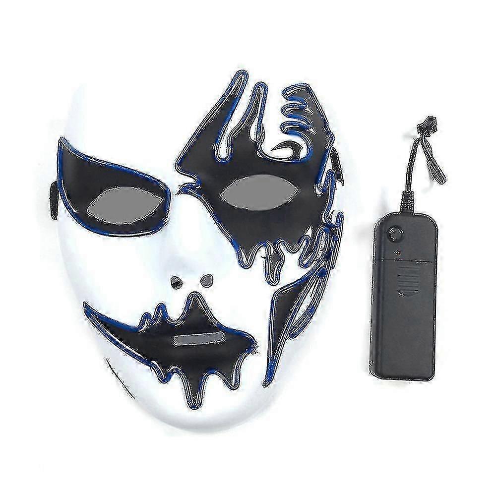 Glow Mask Halloween Horror Mask Led Mask