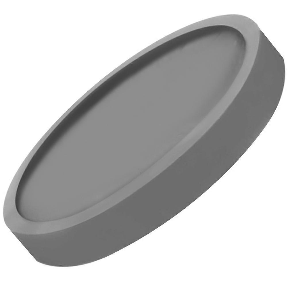 Grey Plastic Plant Saucer Tray for Flowerpot Prevents Water Leakage and Keeps Surface Clean Round Shape