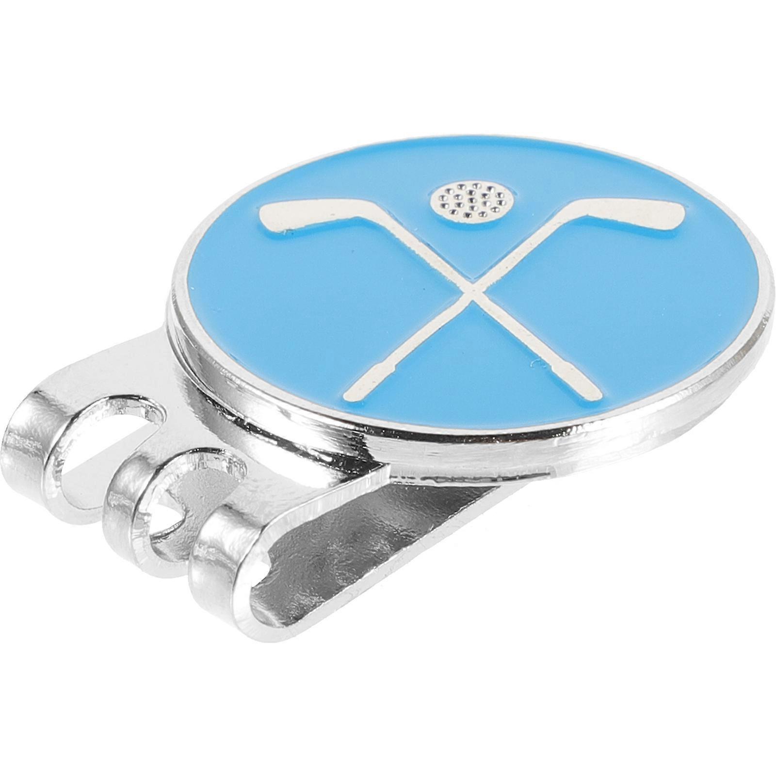 Magnetic Cap Clip Golf Ball Marker for Golfing Zinc Alloy Blue