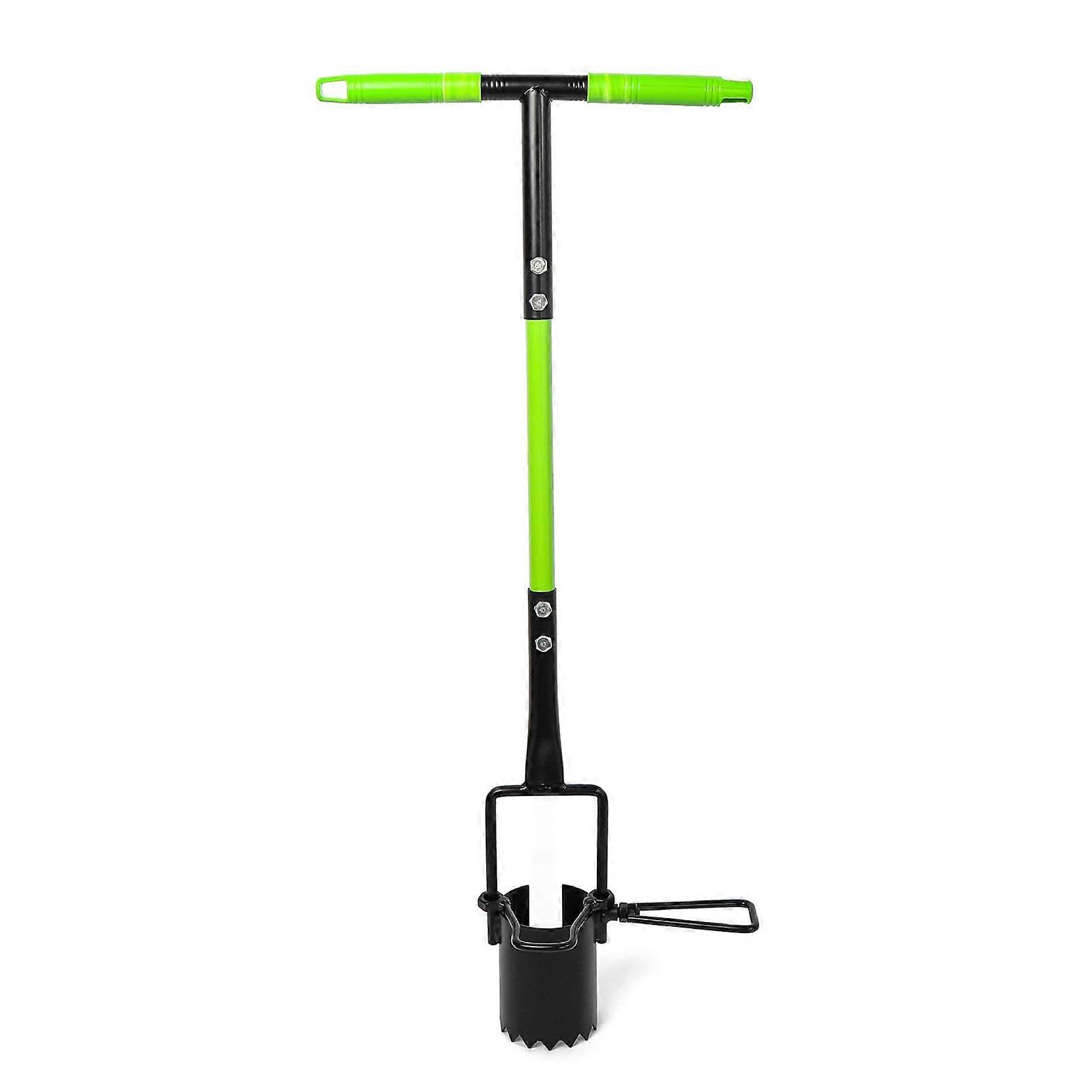 Bulb Planter Tool, HeavyDuty Garden Transplanter, TTaped Handle Soil Digger