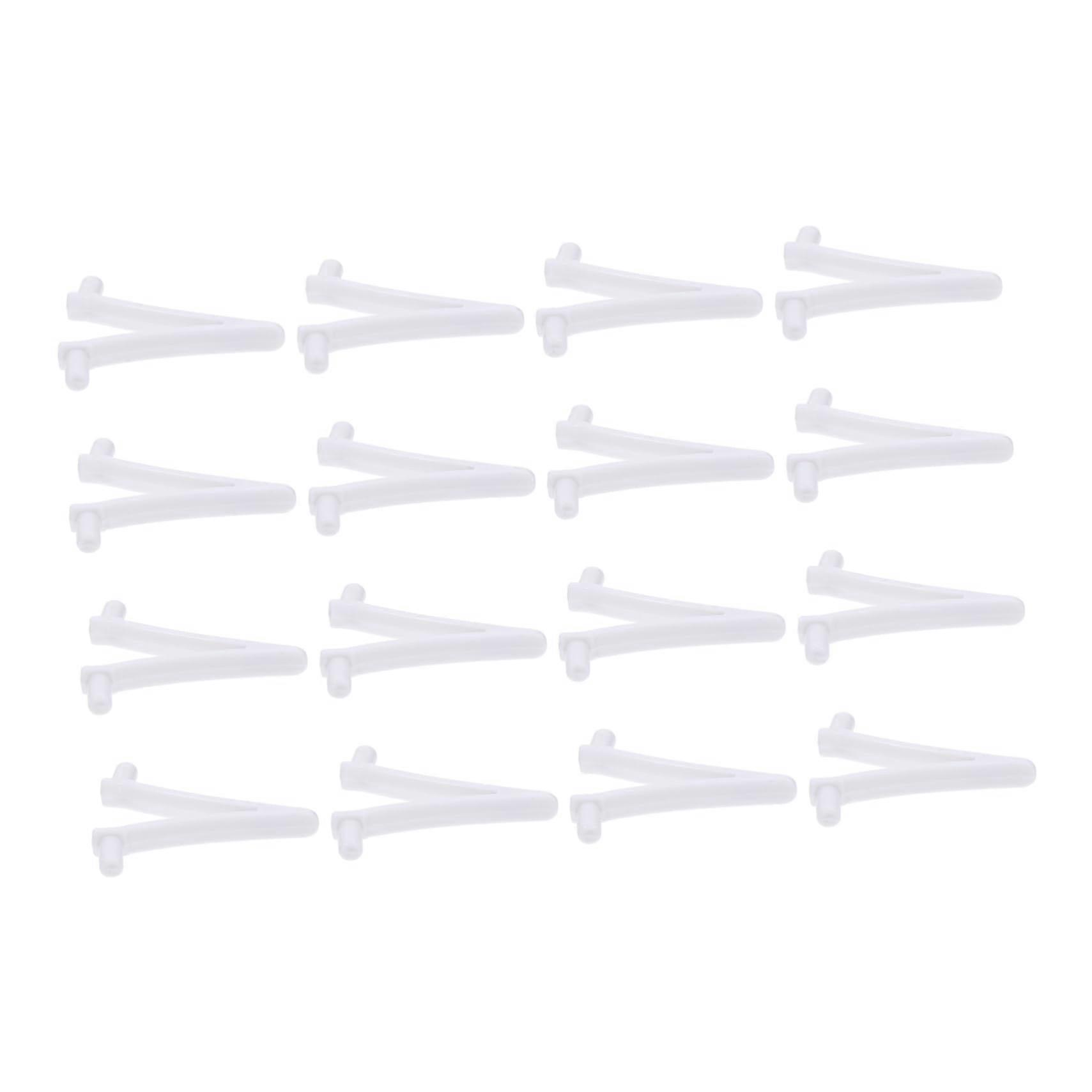 3-Piece V-Shaped Pool Clip Set for Vacuum Heads, Brushes, and Accessories - Large Size for Efficient Pool Cleaning, 24 Clips