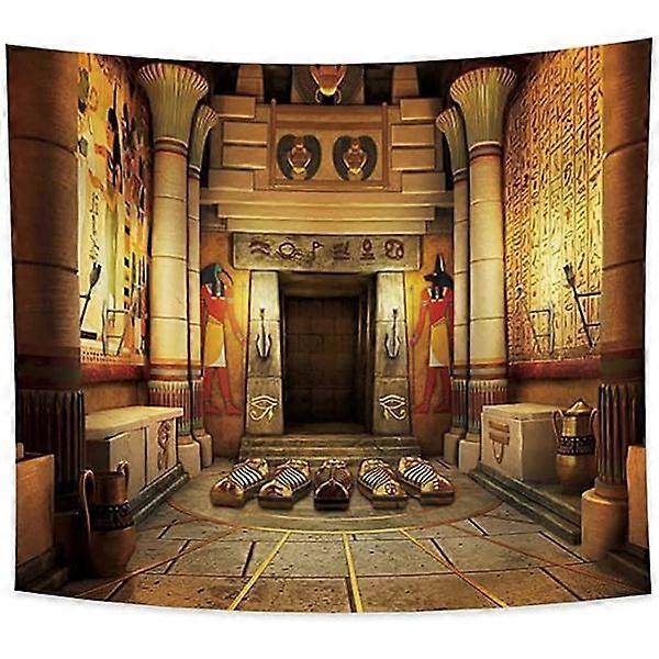 95x75cm Egyptian wallpaper, Sphinx anime ethnic pattern