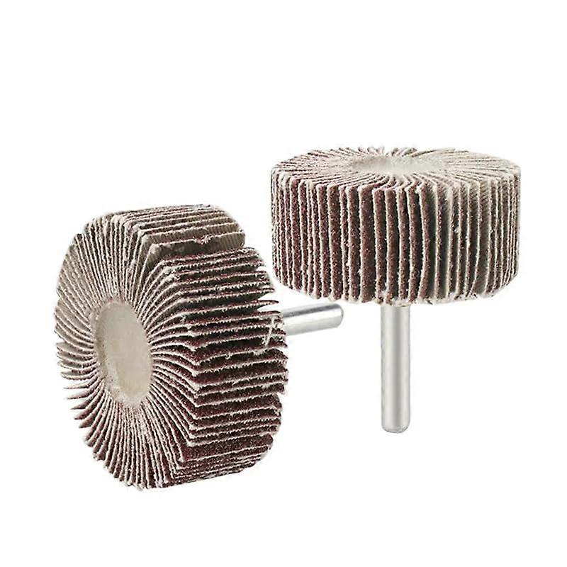 Sanding Disc Set, 5-Piece Grinding Discs, 16/20/25/30/40 mm Diameter, 80# Grit Emery Cloth Polishing Wheel with Handle