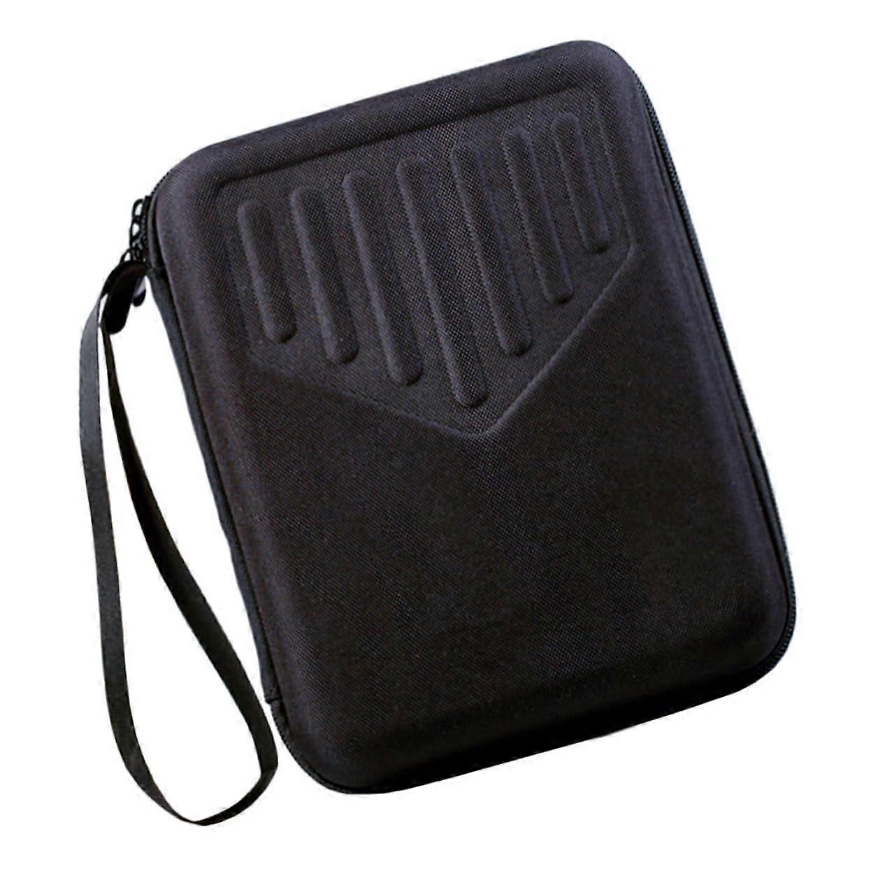 Storage Box for 17 Sheet Music Pouch for Thumb Piano with Zipper Design, Durable Material, Compact Size, Black Color