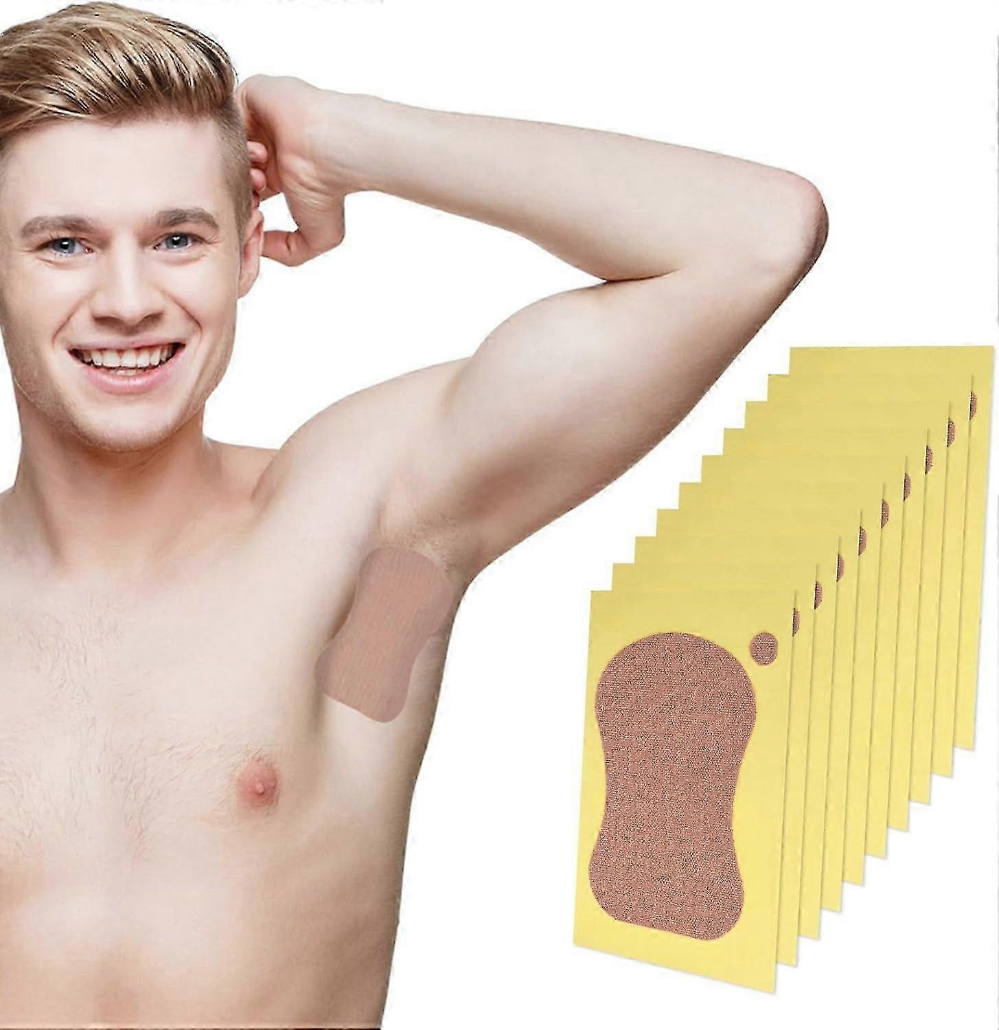 10 قطع وسادات عرق تحت الإبط ، ملصق مضاد للتعرق من القطن غير مرئي مضاد للتعرق يمكن التخلص منه مزيل عرق ماصة مضاد للتعرق