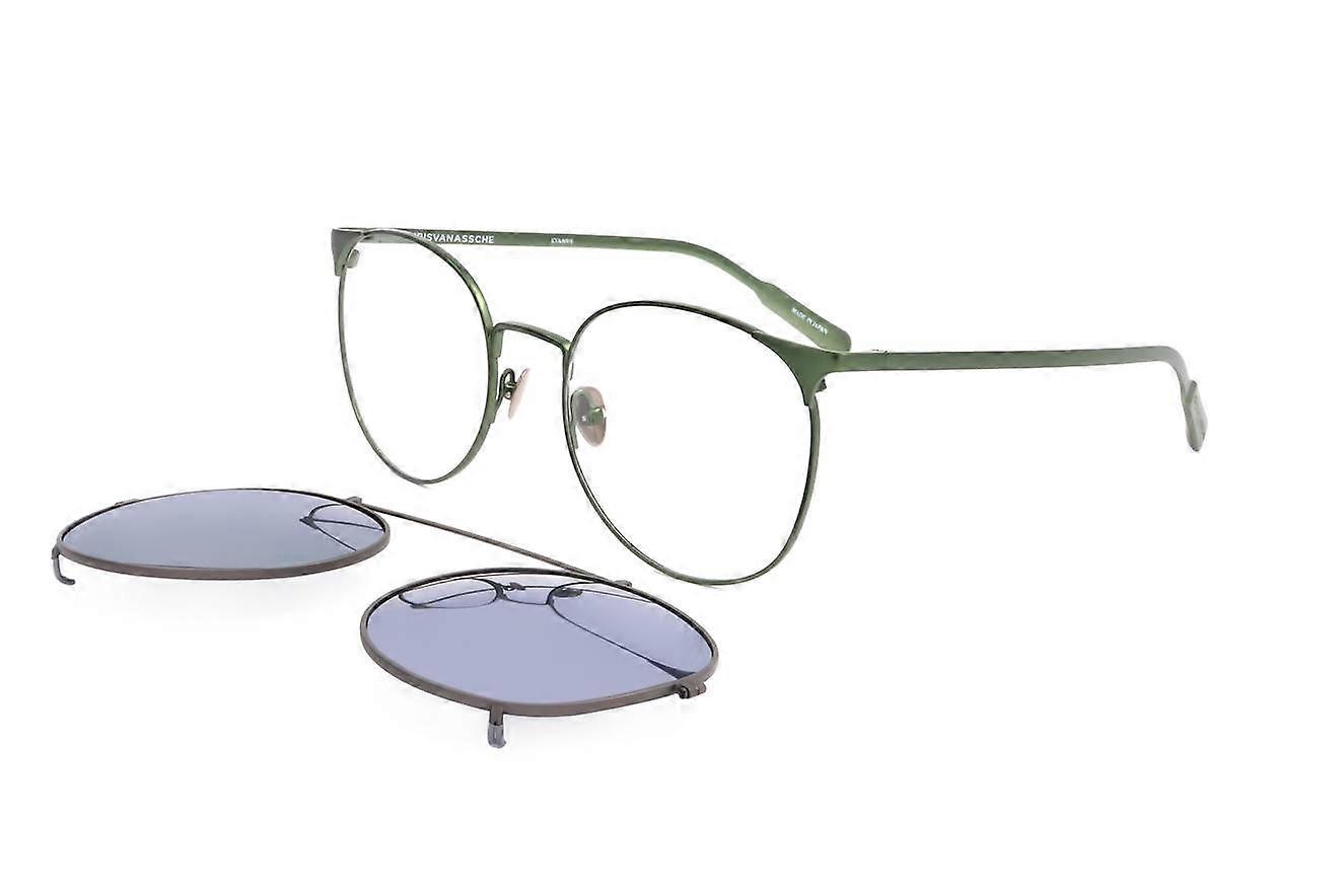 Sunglasses Kris Van Assche by Linda Farrow KVA69 C6 GREEN 55/21/140 MAN