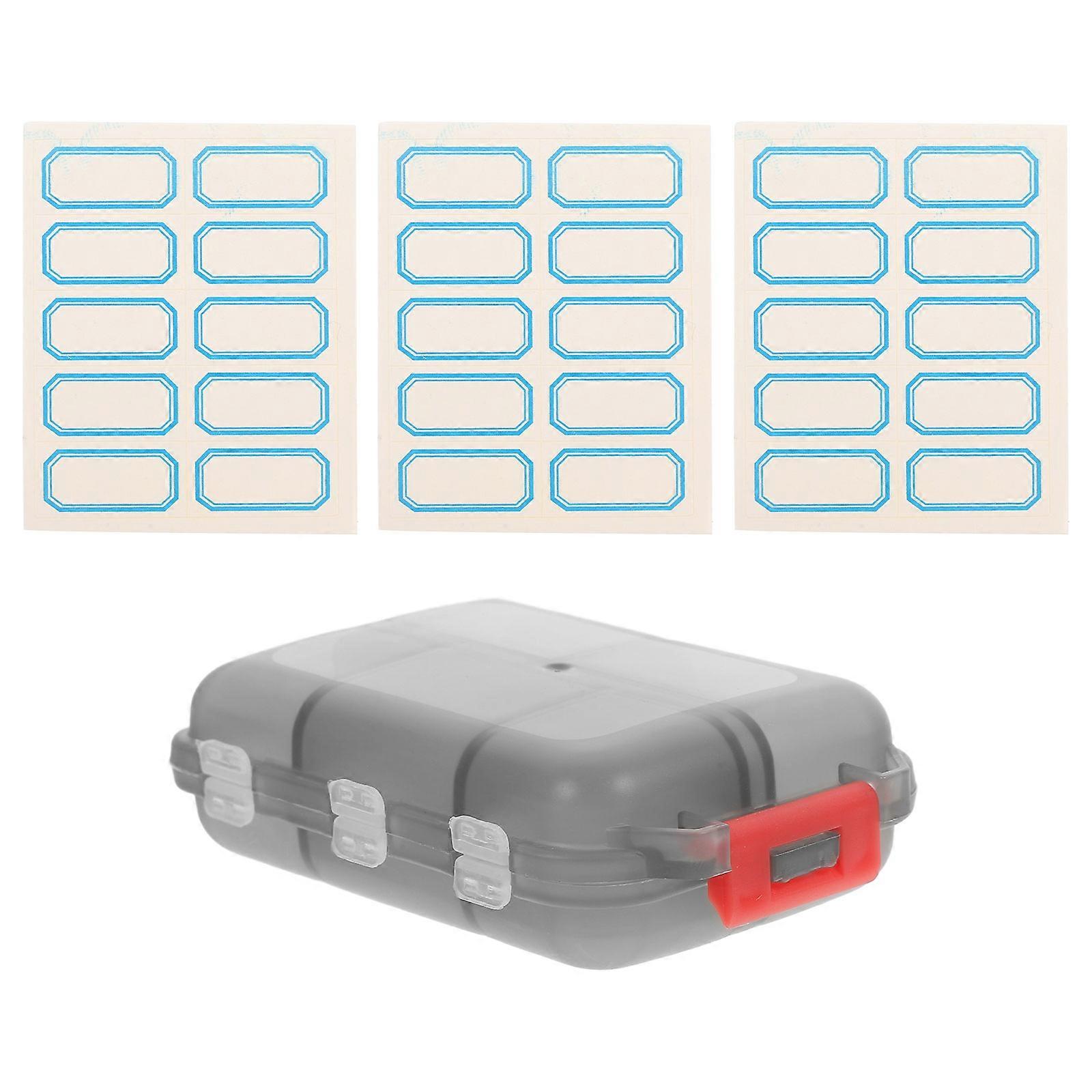 Small Pill Organizer For Purse Grey Rectangular Pocket Pill Organizer For Daily Use 1 Set