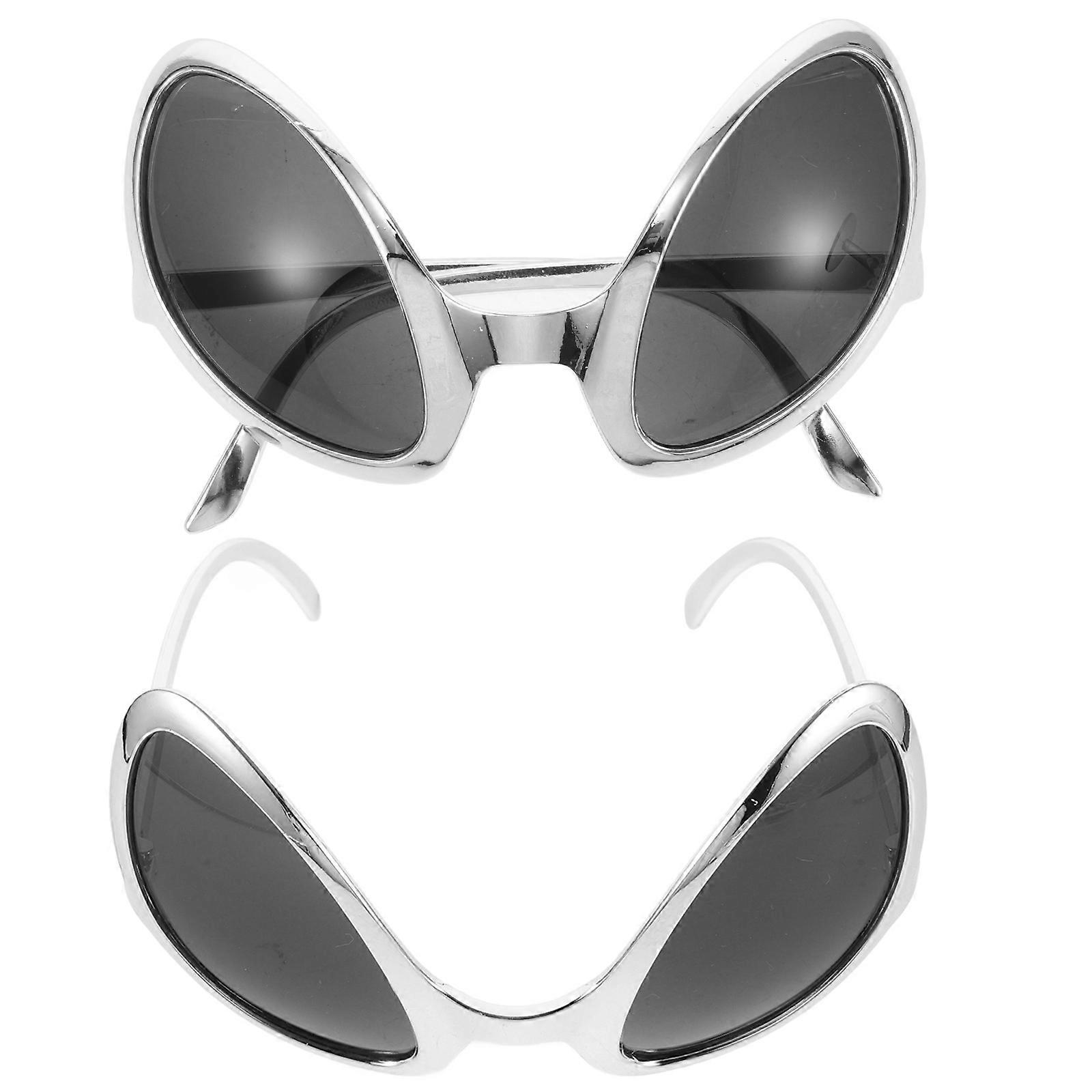 Eye Glasses Simulation Funny Props For Gathering Events 5.4X5.4X3.3In Quirky Shape 2Pcs