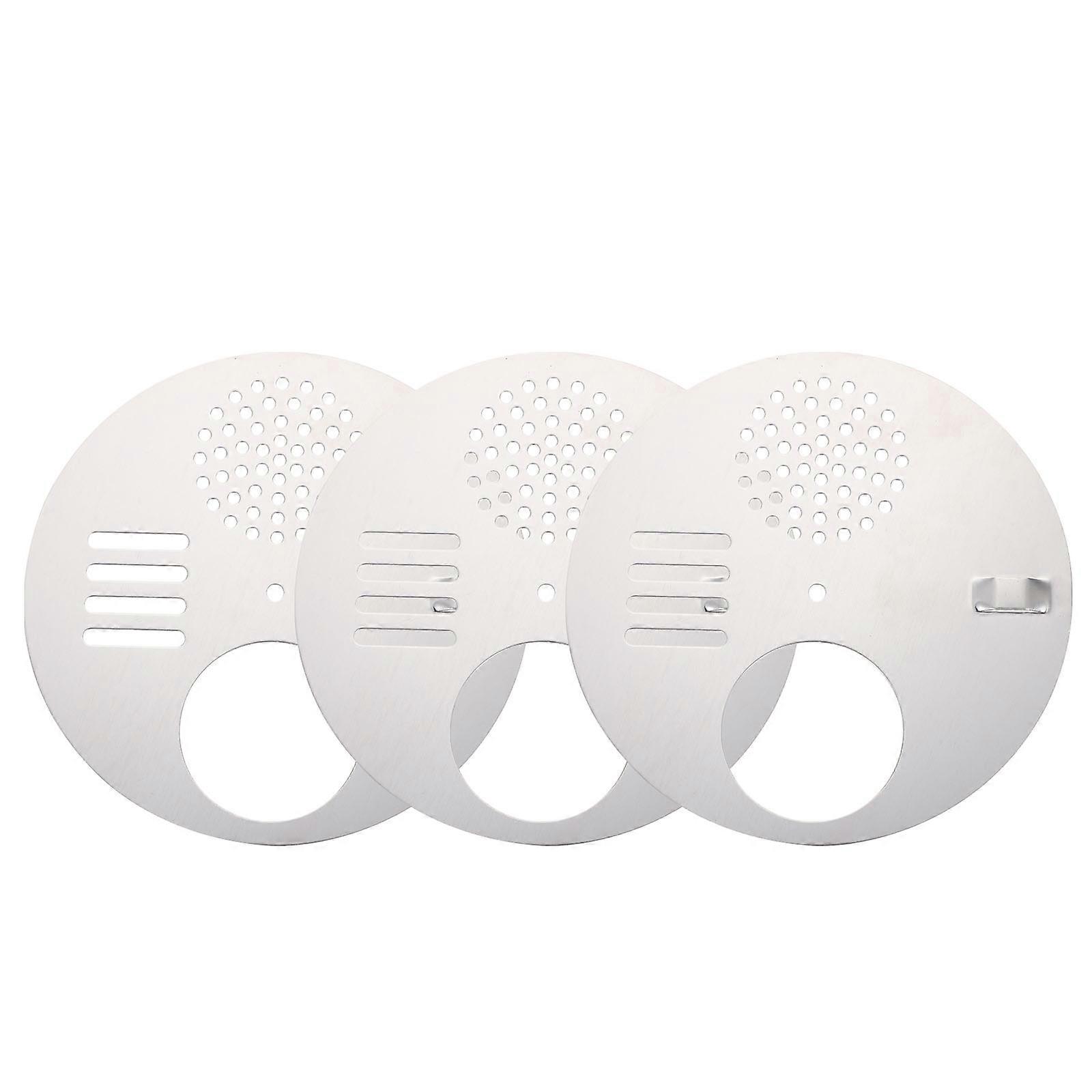 Stainless Steel Rotating Beehive Entrance Reducer with Mouse Guard 5pcs Beekeeping Tool for Hive Ventilation, Swarm Control, and Bee Escape