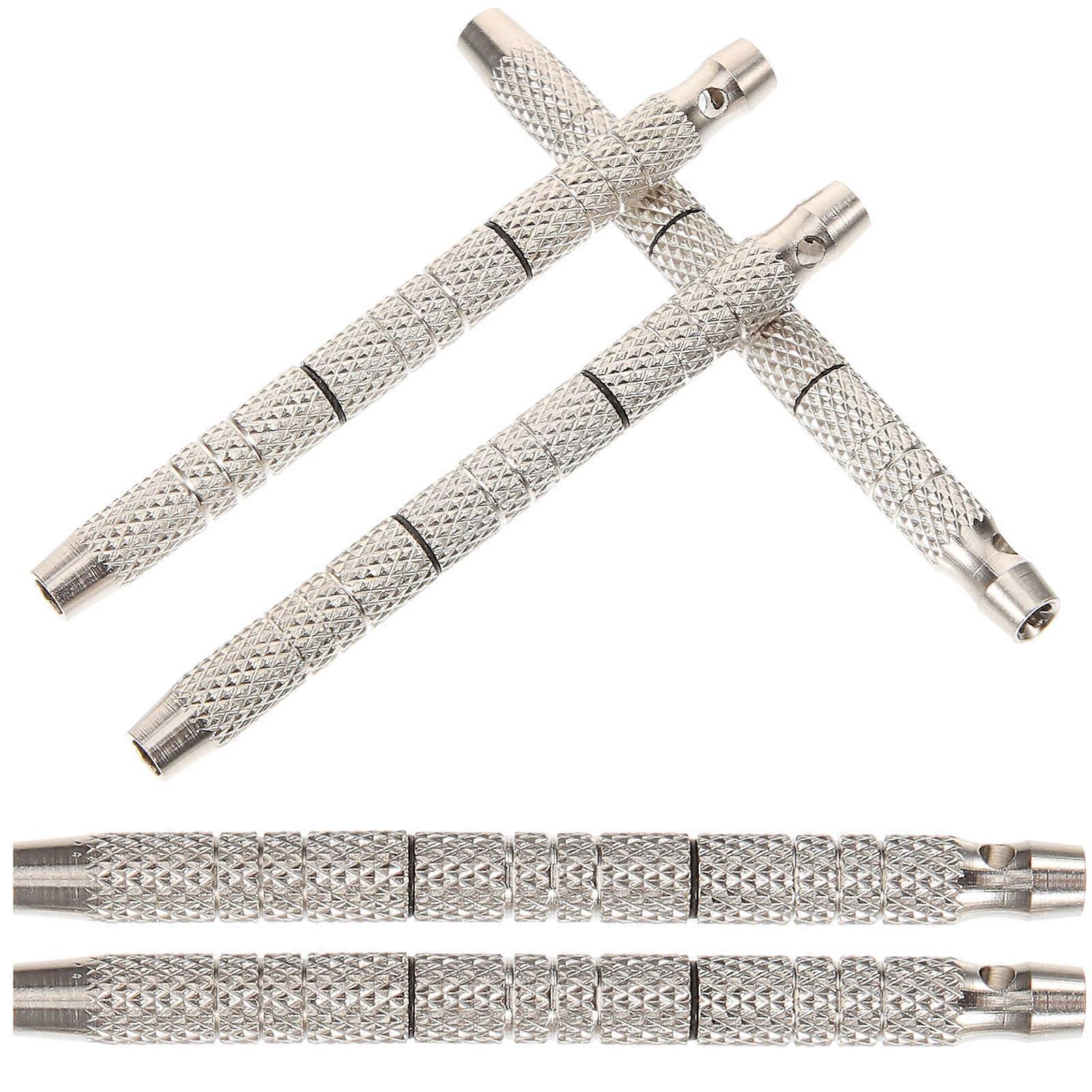 Watchmakers Tools Watch Screwdriver Set Technicians Disassemble And Assemble Accessories Silver 5Pcs