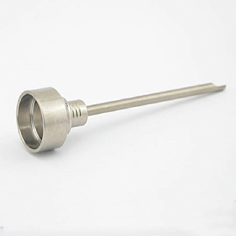 18mm Titanium Nail GR 2 Carb Cap Single Hole 89mm Dabber Nail Titanium Nail Glass Bong Water Pipe TB