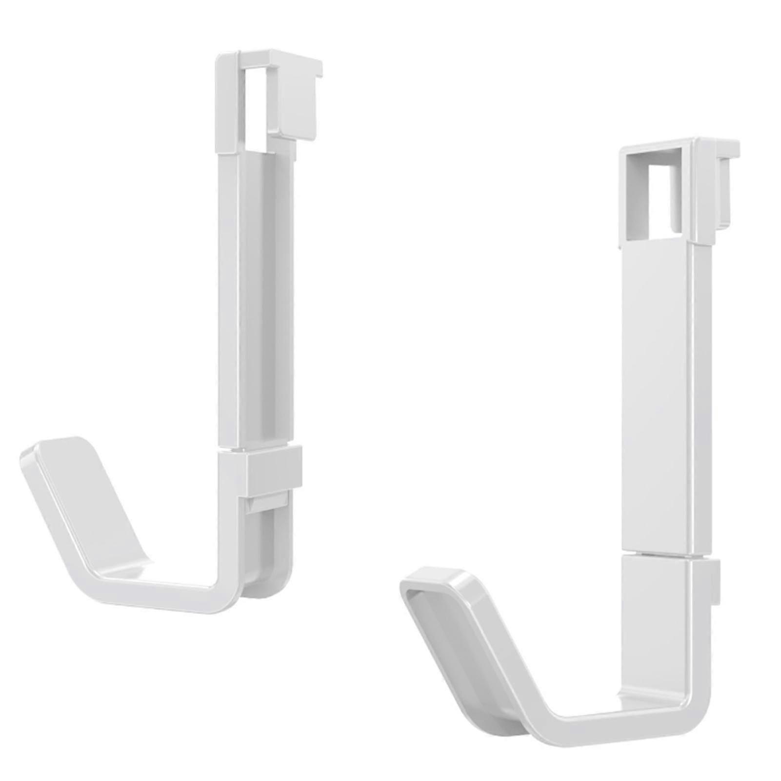 2Pcs Console Side Hanging Storage Rack Heavy Duty Game Controller Headphone Display Organizer Hook Hanger for PS5 Slim Console