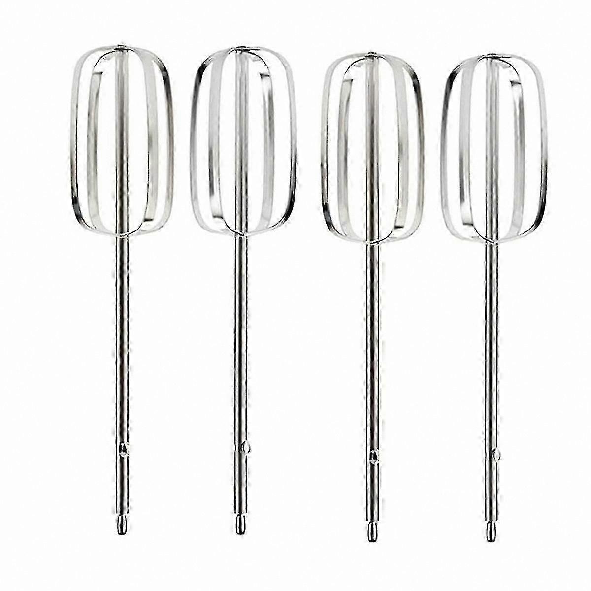 4-Pack Hand Mixer Beaters, Compatible with Various Mixer Models, Durable Blades Attachment for Home Baking